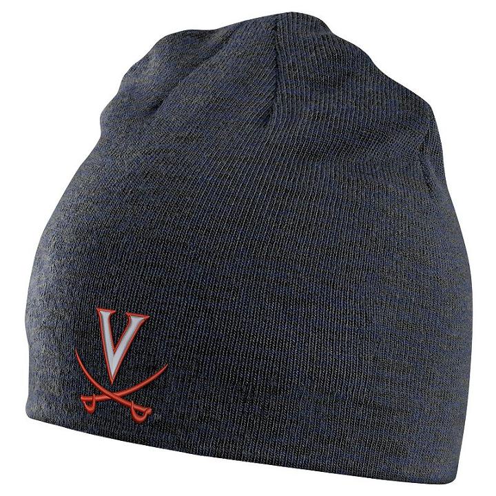 Adult Nike Virginia Cavaliers Reversible Beanie, Adult Unisex, Blue (navy)