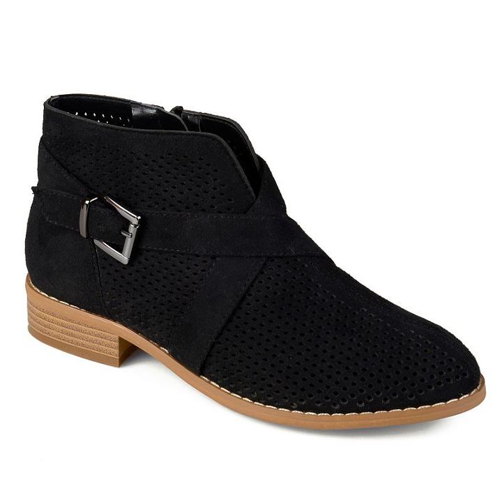 Journee Collection Reggi Women's Ankle Boots, Girl's, Size: 11, Black
