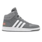 Adidas Vs Hoops Mid 2.0 Boys' Basketball Shoes, Size: 1, Med Grey