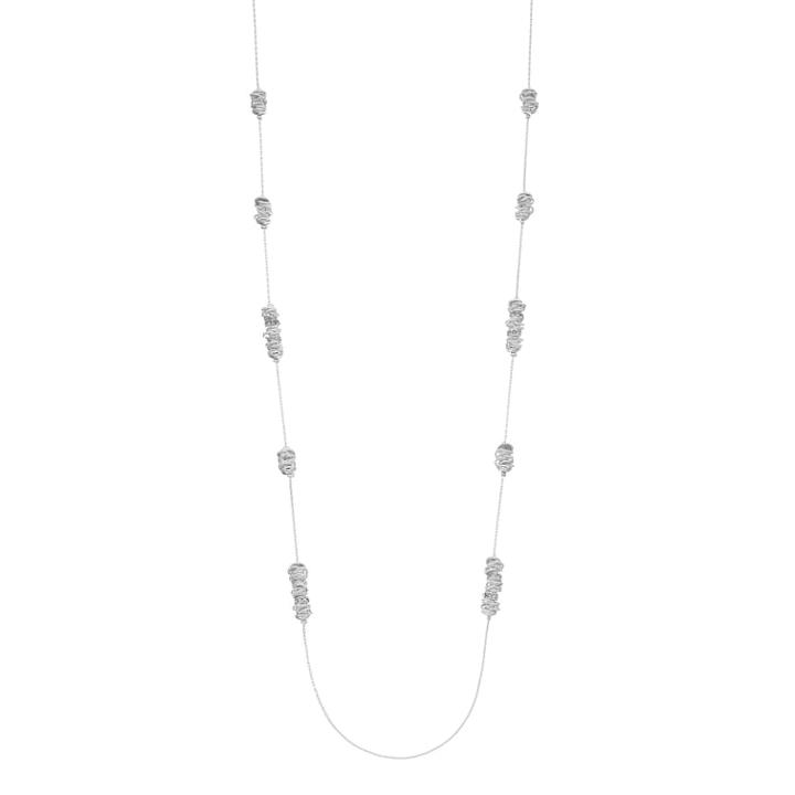 Dana Buchman Circle Link Long Necklace, Women's, Silver