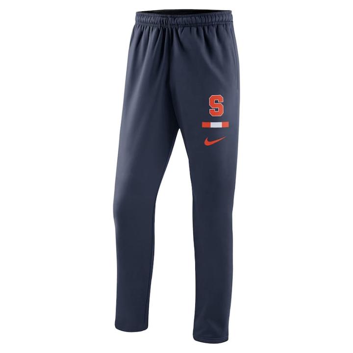 Men's Nike Syracuse Orange Therma-fit Pants, Size: Xl, Blue (navy)