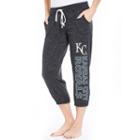 Women's Concepts Sport Kansas City Royals Ringer Capri Pants, Size: Large, Black