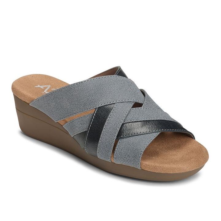 A2 By Aerosoles Flower Power Women's Wedge Sandals, Size: Medium (7), Red Overfl