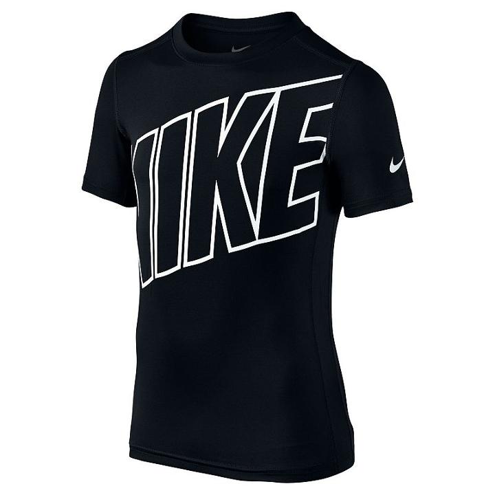 Boys 8-20 Nike Base Layer Cool Compression Gfx Top, Boy's, Size: Medium, Grey (charcoal)