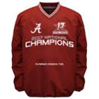 Men's Franchise Club Alabama Crimson Tide 17-time National Champions Windshell Top, Size: Small, Red