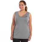 Plus Size Fila Sport&reg; Core Essential Workout Tank, Women's, Size: 3xl, Grey