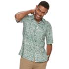 Men's Batik Bay Classic-fit Tropical Button-down Shirt, Size: Xxl, Green