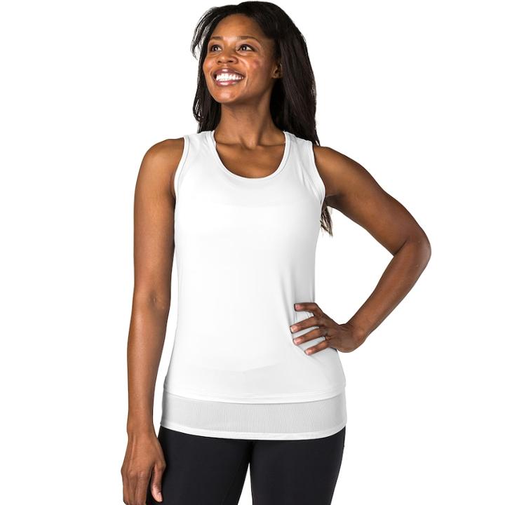 Women's Soybu Enlightened Yoga Tank, Size: Xl, White