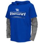 Boys 8-20 Campus Heritage Kentucky Wildcats Patrol Mock-layer Tee, Size: L(16/18), Dark Blue
