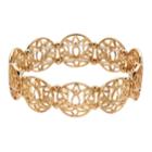 Lc Lauren Conrad Lotus Flower Link Stretch Bracelet, Women's, Gold