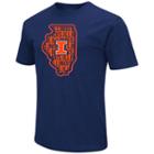 Men's Campus Heritage Illinois Fighting Illini State Tee, Size: Xl, Dark Blue