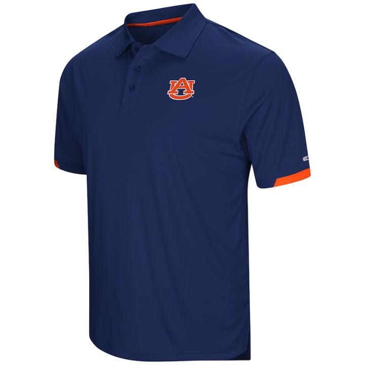 Men's Colosseum Auburn Tigers Loft Polo, Size: Small, Med Blue