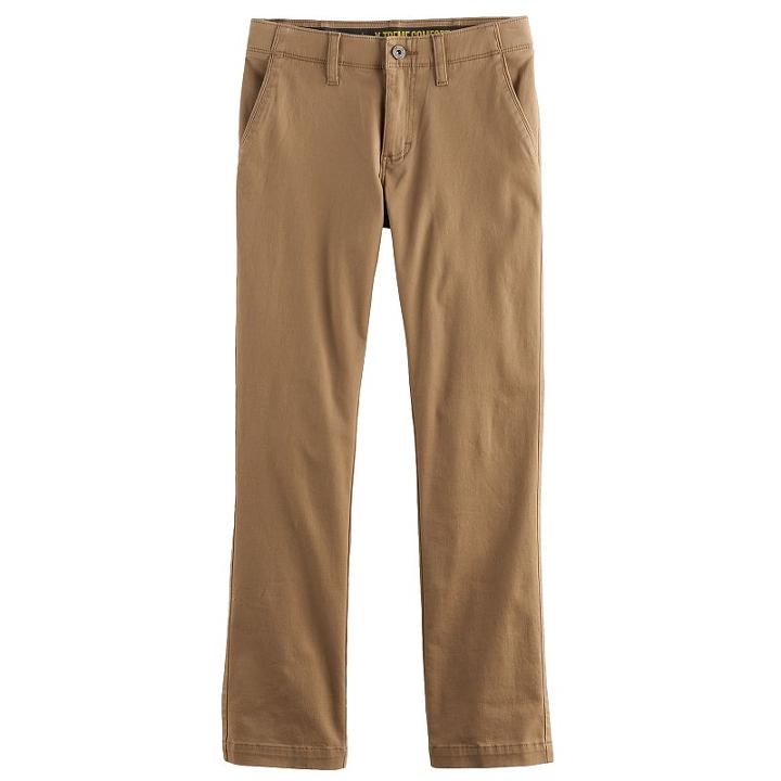 Boys 8-20 Lee Sport Slim-fit Chino Pants, Size: 18, Beig/green (beig/khaki)