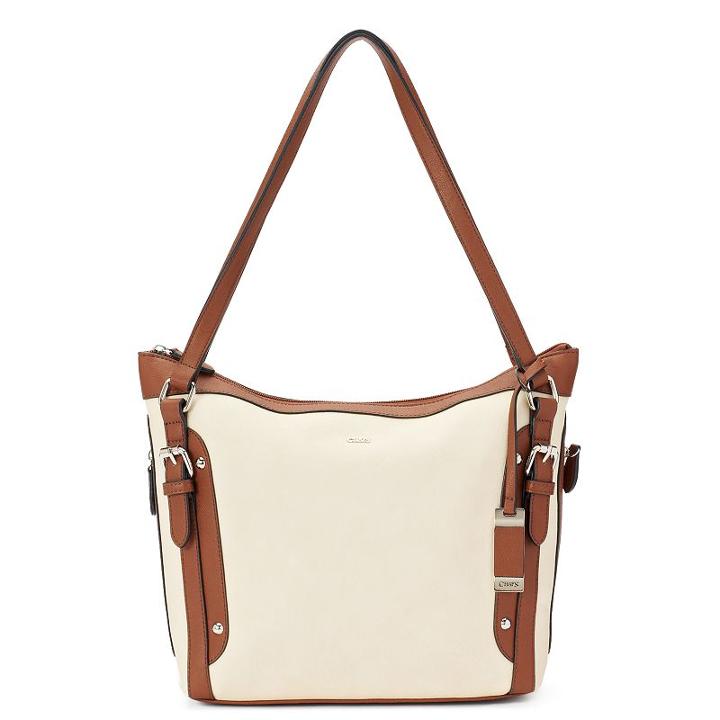 Chaps Afton Hobo, Women's, White