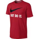 Men's Nike Just Do It Tee, Size: Small, Dark Pink