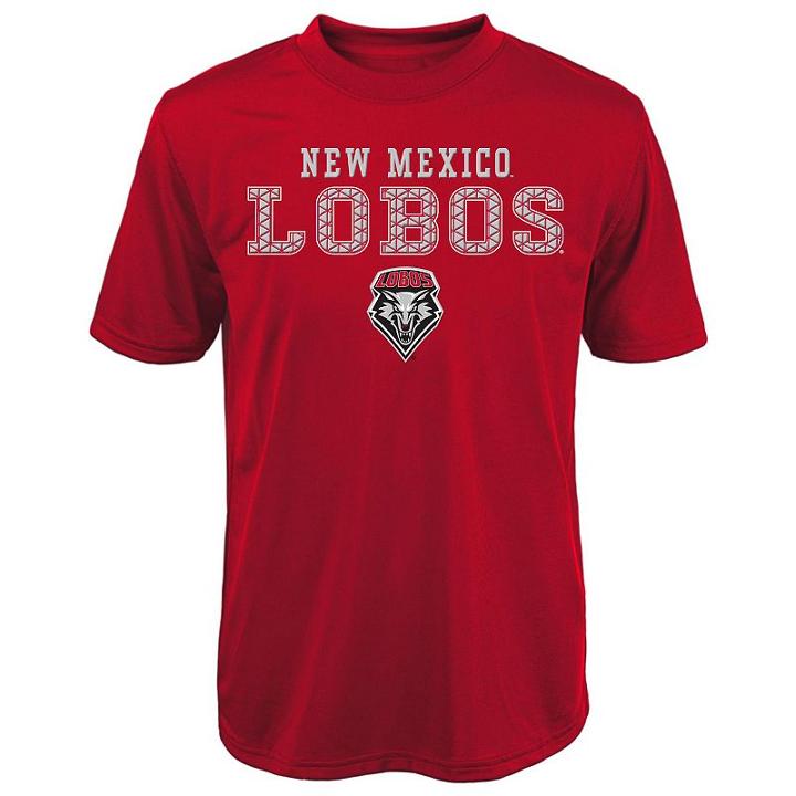 Boys 8-20 New Mexico Lobos Fulcrum Performance Tee, Boy's, Size: Xl(18/20), Red