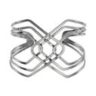 Mudd&reg; Crisscross Cuff Bracelet, Women's, Silver