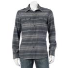 Men's Sonoma Goods For Life&trade; Modern-fit Flannel Shirt, Size: Xl, Grey Other