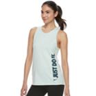 Women's Nike Dry Training Just Do It Graphic Tank, Size: Medium, Green