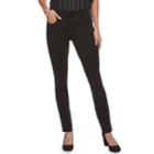Women's Apt. 9&reg; Comfort Waistband Ponte Leggings, Size: 16 T/l, Black
