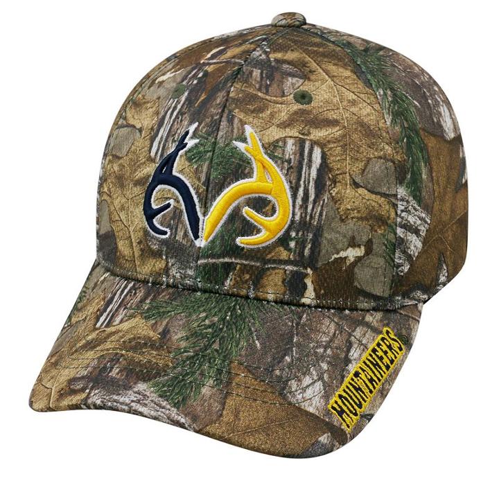 Adult Top Of The World West Virginia Mountaineers Realtree One-fit Cap, Men's, Green Oth