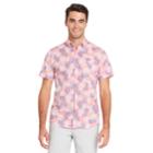 Men's Izod Classic-fit Tropical Button-down Shirt, Size: Xl, Light Pink
