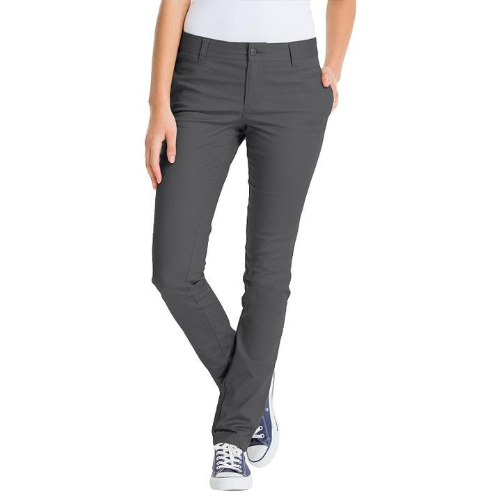 Juniors' Lee Uniforms Original Skinny Stretch Pants, Kids Unisex, Size: 0, Light Grey