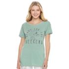 Juniors' Peanuts Snoopy Ready For The Weekend Graphic Tee, Girl's, Size: Large, Brown Over