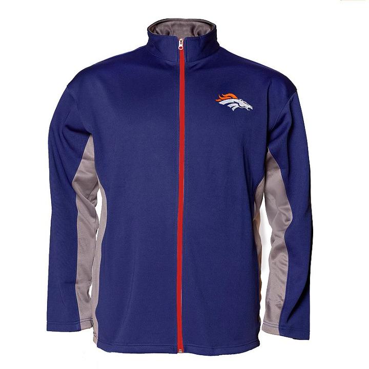 Big & Tall Denver Broncos Jacket, Men's, Size: M Tall, Blue (navy)