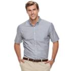 Big & Tall Croft & Barrow&reg; Regular-fit Solid Easy-care Button-down Shirt, Men's, Size: 3xl Tall, Blue