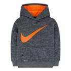 Boys 4-7 Nike Therma-fit Fleece Space-dyed Hoodie, Boy's, Size: 6, Med Grey