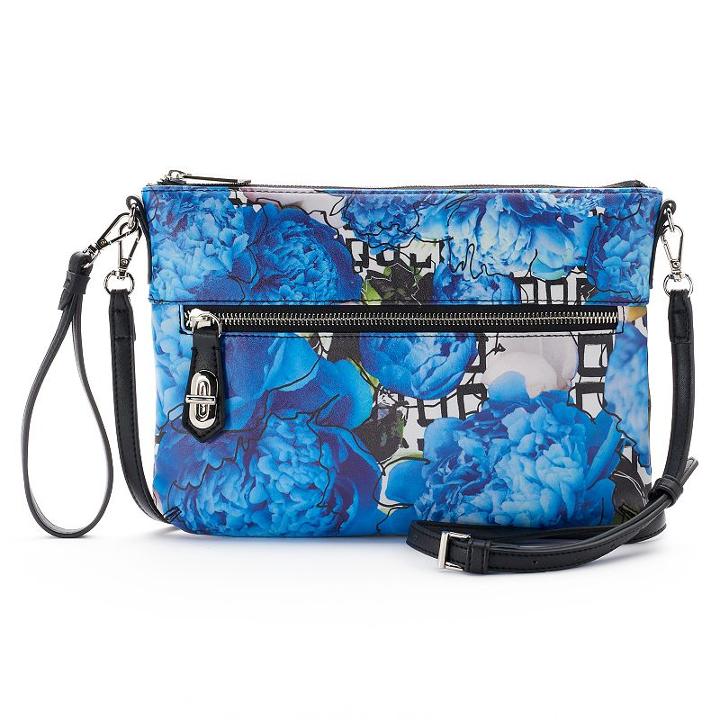 Reed Flat Crossbody Bag, Women's, Blue Other