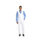 Savile Row Slim-fit White Tuxedo Vest - Men, Size: Medium