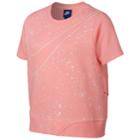 Girls 7-16 Nike Crewneck Wrap Back Sweatshirt, Size: Large, Pink