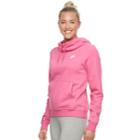 Women's Nike Sportswear Funnel Neck Pullover Hoodie, Size: Xl, Brt Pink