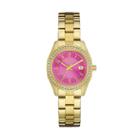 Caravelle New York By Bulova Women's Crystal Stainless Steel Watch - 44m107k, Yellow