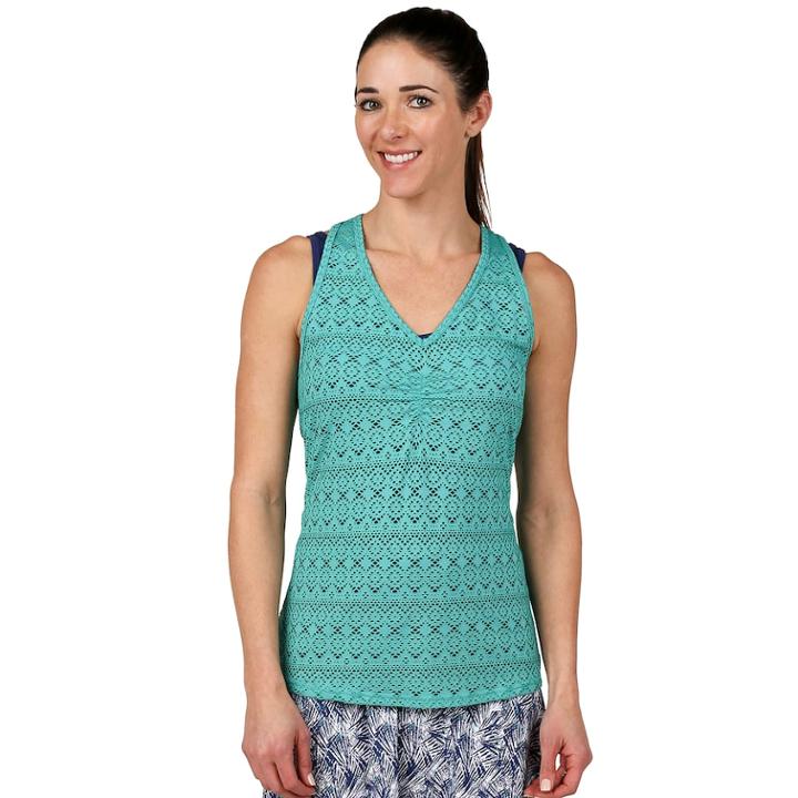Women's Soybu Whirl Tank, Size: Medium, Green