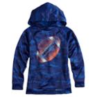 Boys 8-20 Tek Gear&reg; Performance Graphic Hoodie, Size: Small, Blue (navy)