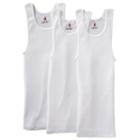 Big & Tall Hanes Ultimate 3-pack Fresh Iq A-shirts, Men's, Size: Xxl Tall, White