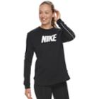 Women's Nike Sportswear Advance 15 Long Sleeve Top, Size: Small, Grey (charcoal)