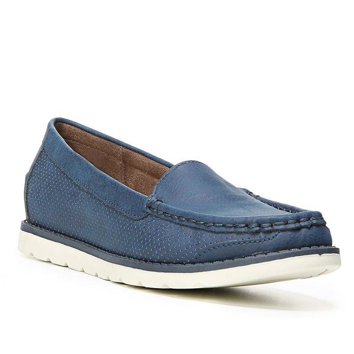 Naturalsoul By Naturalizer Irene Women's Loafers, Size: 7 Wide, Blue