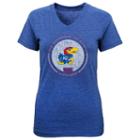 Girls 7-16 Kansas Jayhawks Team Medallion Tee, Girl's, Size: M(10-12), Blue