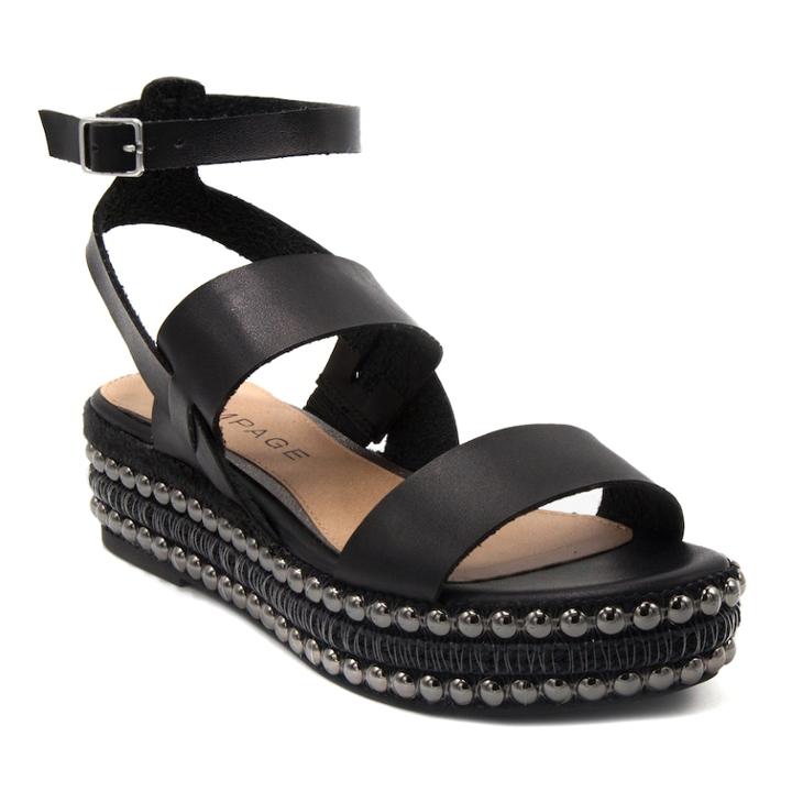Rampage Kinnect Women's Platform Sandals, Size: Medium (10), Black
