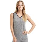 Women's Cuddl Duds Softwear Lace Trim Tank, Size: Regular, Med Beige