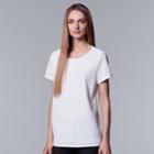 Women's Simply Vera Vera Wang Lace Petal Tee, Size: Medium, White