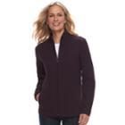 Women's Croft & Barrow&reg; Quilted Jacket, Size: Large, Drk Purple