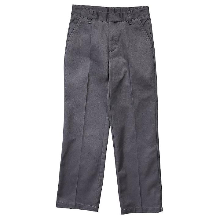 Boys 4-20 French Toast School Uniform Relaxed-fit Adjustable-waist Twill Pants, Boy's, Size: 20, Light Grey