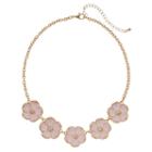 Mudd&reg; Pink Flower Necklace, Women's, Pink Ovrfl