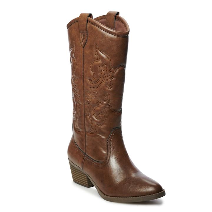 Madden Nyc Barrioo Women's Western Boots, Size: Medium (9), Dark Brown