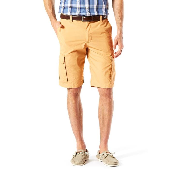 Men's Dockers D3 Classic-fit Standard Washed Cargo Shorts, Size: 30, Gold